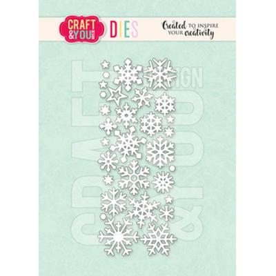 Craft & You Design Cutting Dies - Small Snowflakes