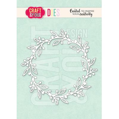 Craft & You Design Cutting Dies - Delicate Wreath