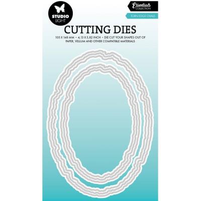 StudioLight Essentials Cutting Die - Torn Edge Ovals