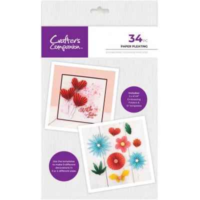 Crafter's Companion Templates and Embossing Folders - Paper Pleater