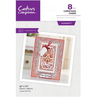 Crafter's Companion Frame Create a Card Dies - Christmas Cheer