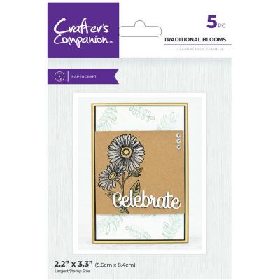 Crafter's Companion Pearl Powder Stempel - Traditional Blooms