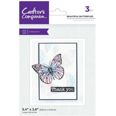 Crafter's Companion Pearl Powder Stempel - Beautiful Butterflies