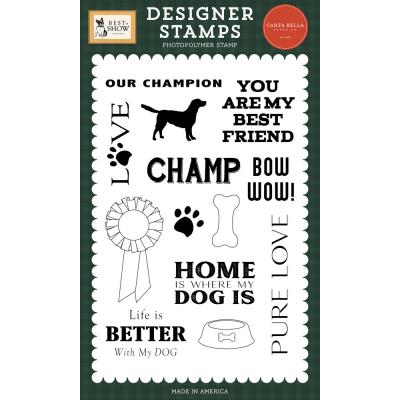 Carta Bella Best In Show Stempel - Our Champion