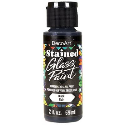 DecoArt Stained Glass Paint - Black