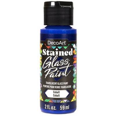 DecoArt Stained Glass Paint - Cobalt