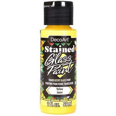 DecoArt Stained Glass Paint - Yellow