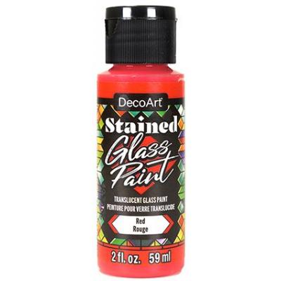 DecoArt Stained Glass Paint - Red