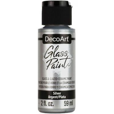 DecoArt Glass Paint - Silver