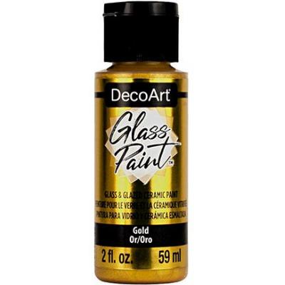 DecoArt Glass Paint - Gold