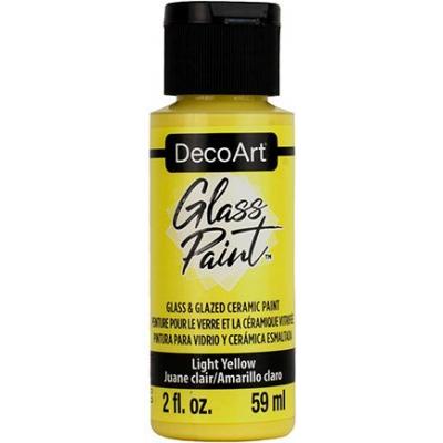 DecoArt Glass Paint - Light Yellow