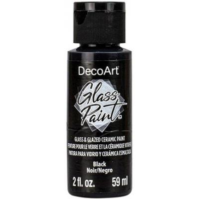 DecoArt Glass Paint - Black