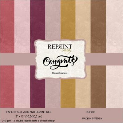 Reprint Congrats - Cardstock