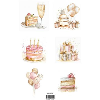 Reprint Cutouts Paper Pad - Birthday