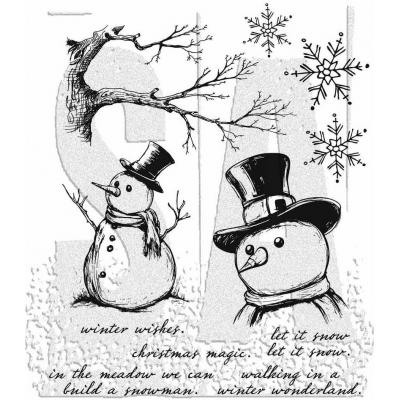 Stampers Anonymous Tim Holtz Stempel - Mr. Frostie