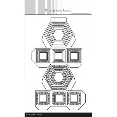 Simple and Basic Cutting Dies - Hexagon Box