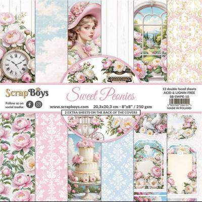 ScrapBoys Sweet Peonies - Paper Pad