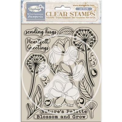 Stamperia Dewdrops Stempel - Blossoms