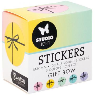 Studio Light Stickers on Roll - Gift Bow