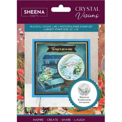 Crafter's Companion Crystal Visions Stempel - Peaceful Visions