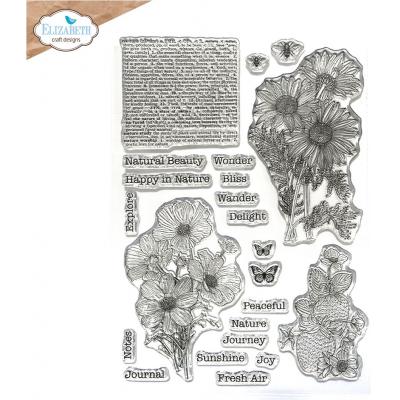 lizabeth Craft Designs Whispers of Nature Stempel - Flowers & Nature