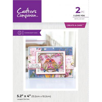 Crafter's Companion Love Birds -  I Love You