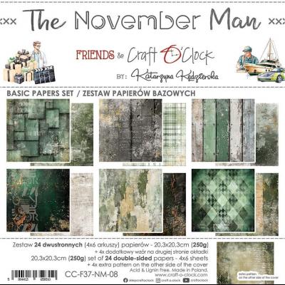 Craft O'Clock The November Man - Basic Papers Set