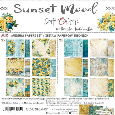 Craft O'Clock Sunset Mood - Medium Papers Set