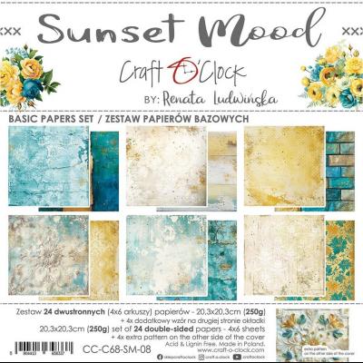 Craft O'Clock Sunset Mood - Basic Papers Set