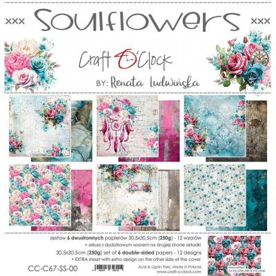 Craft O'Clock Soulflowers - Paper Set