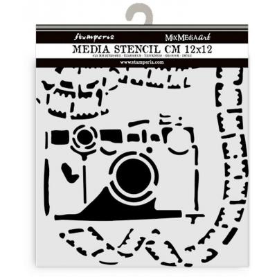 Stamperia Art of Travelling Thick Stencil  - Photography