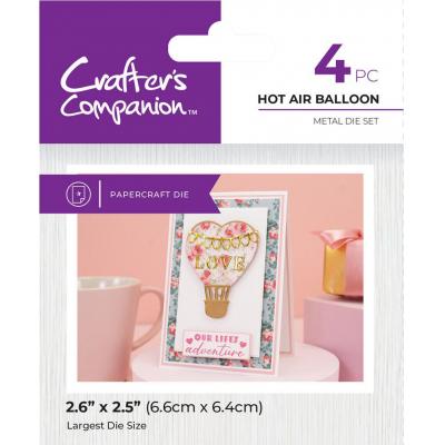 Crafter's Companion Love is in the Air Metal Die - Hot Air Balloon