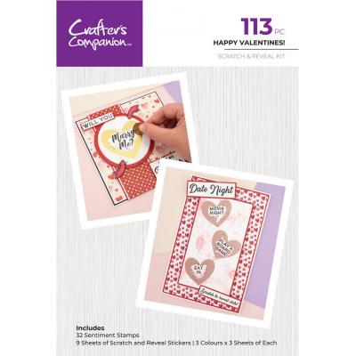 Crafter's Companion Stempel - Happy Valentines!