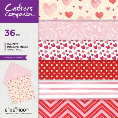 Crafter's Companion Happy Valentines! - Paper Pad