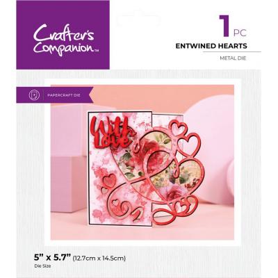 Crafter's Companion Metal Die - Entwined Hearts