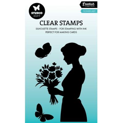 Studio Light Essentials Silhouette Stempel - Flower Lady