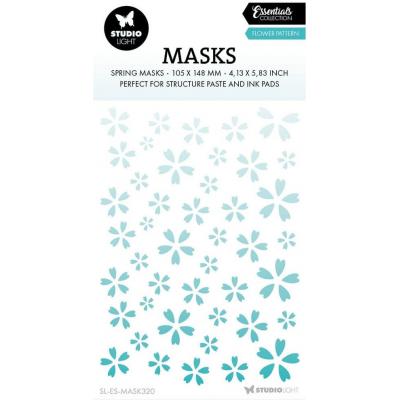 StudioLight Essentials Stencil - Spring Mask Flower Pattern