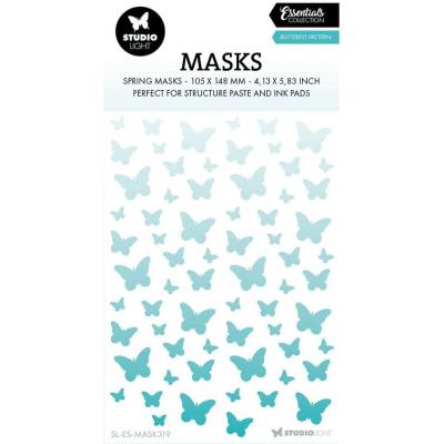 StudioLight Essentials Stencil - Spring Mask Butterfly Pattern