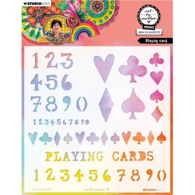 StudioLight Art By Marlene Stencils - Playing Card