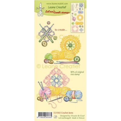 Leane Creatief LeCreaDesign Stempel - Crochet Items