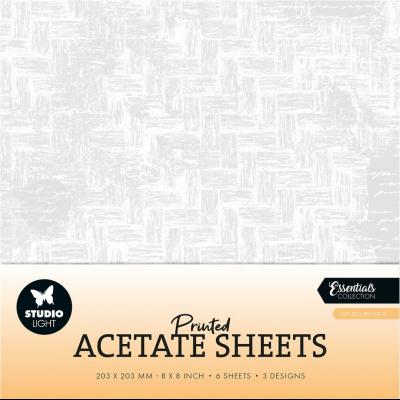 StudioLight Textured Patterns - Printed Acetate Sheets