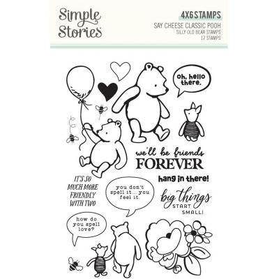 Simple Stories Say Cheese Classic Pooh Stempel - Silly Old Bear