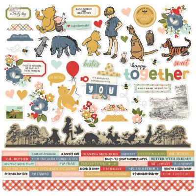 Simple Stories Say Cheese Classic Pooh - Cardstock Stickers