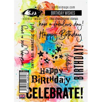 Visible Image Stempel - Birthday Wishes