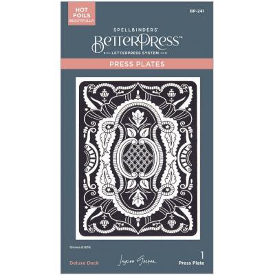 Spellbinders Press Plate - Deluxe Deck