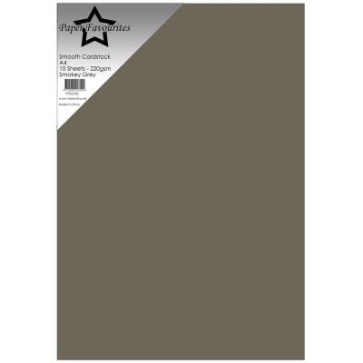 Paper Favourites Smooth Cardstock - Smokey Grey