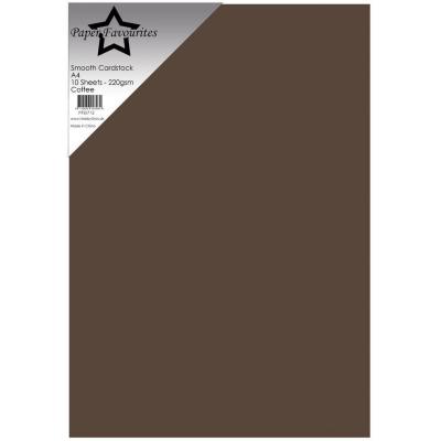 Paper Favourites Smooth Cardstock - Coffee