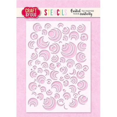 Craft & You Design Stencil - Circles