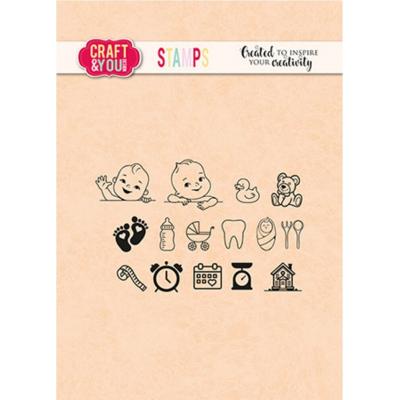 Craft & You Stempel - Birth Certificates