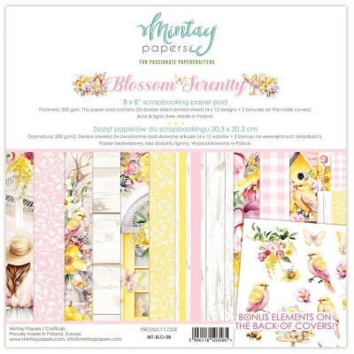 Mintay Papers Blossom Serenity - Scrapbooking Paper Pad